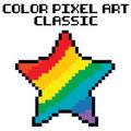 Arte de píxeles en color clásico