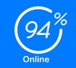 94% en línea