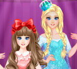 Fiesta de maquillaje de las hermanas Elsa