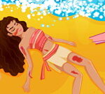 Accidente de surf en Moana