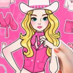 Maquillaje de muñeca de papel: vístete