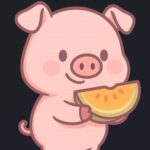 Cerdito vs Sandía