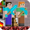 Alex y Steve Nether