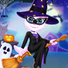 Preparación de Halloween para la Chica Gato